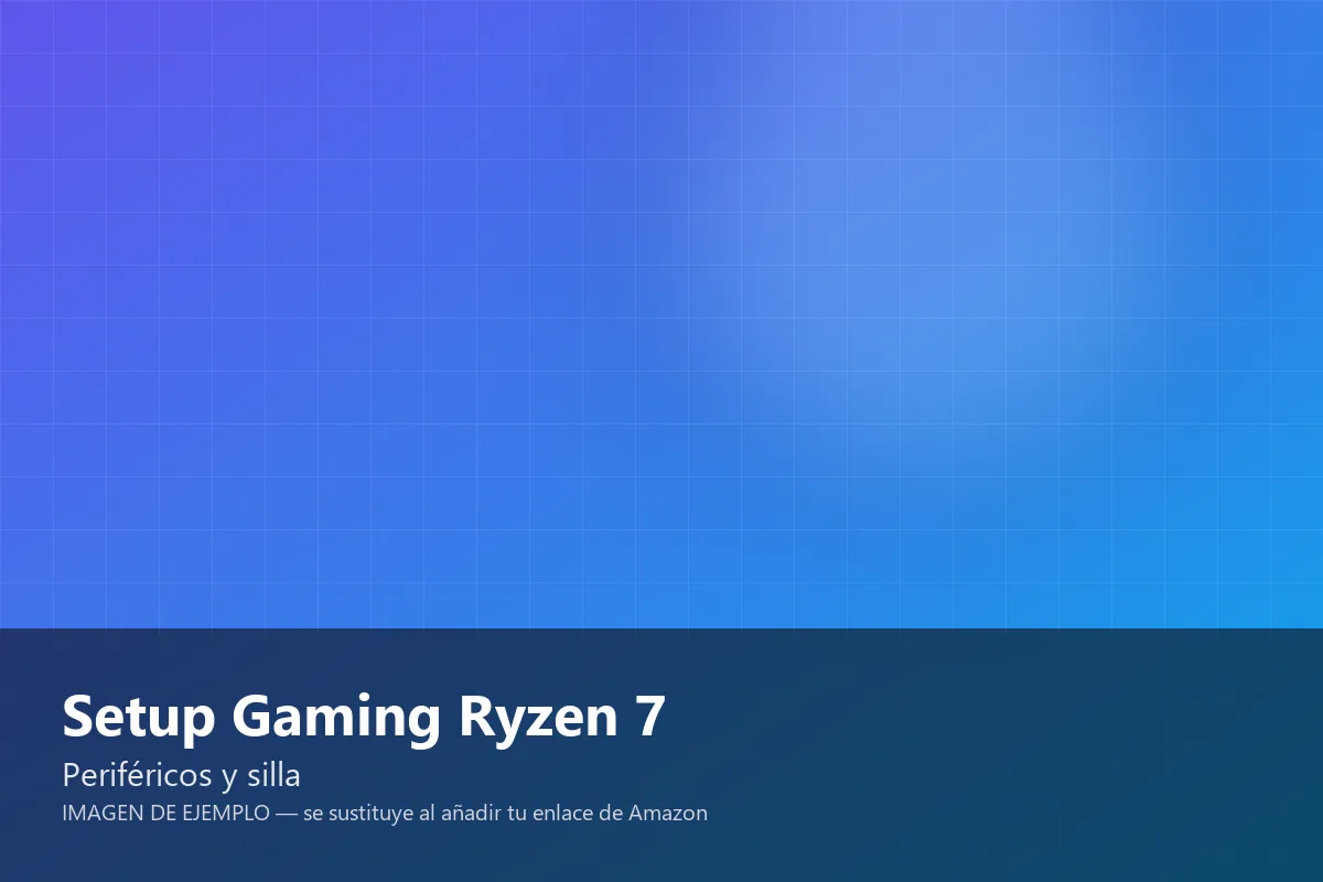 Vista 3 de Setup Gaming Ryzen 7 · RTX 4070 · 1440p 165Hz